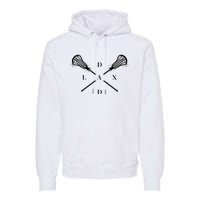 Lax Dad Lacrosse For Lacrosse Player Premium Hoodie