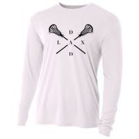 Lax Dad Lacrosse For Lacrosse Player Cooling Performance Long Sleeve Crew