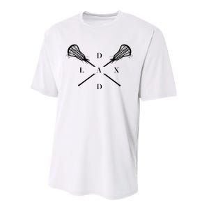 Lax Dad Lacrosse For Lacrosse Player Performance Sprint T-Shirt