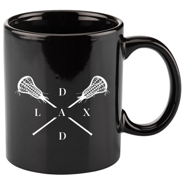 Lax Dad Lacrosse For Lacrosse Dad 11oz C Handle Ceramic Mug