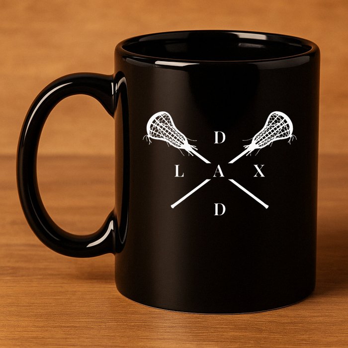 Lax Dad Lacrosse For Lacrosse Dad 11oz C Handle Ceramic Mug
