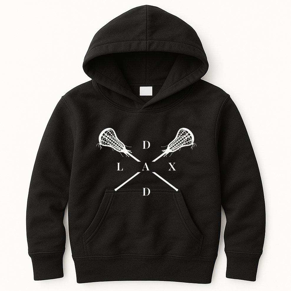 Lax Dad Lacrosse For Lacrosse Dad Kids Hoodie