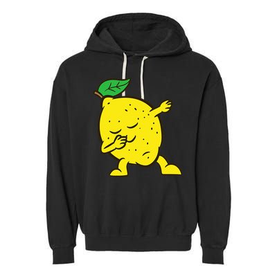 Lemon Dabbing Lemon Fruit Love Lemons Garment-Dyed Fleece Hoodie