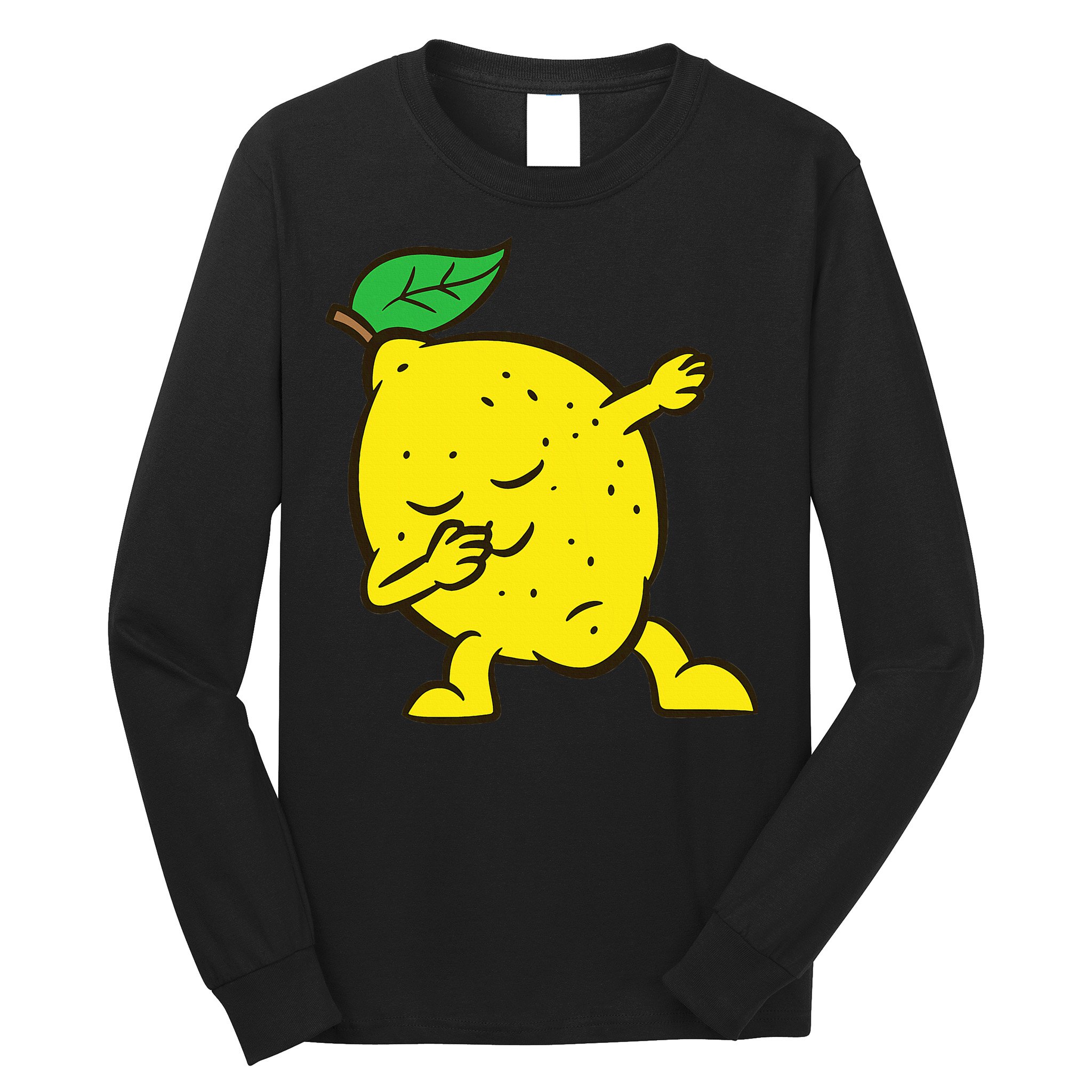 Lemon Dabbing Lemon Fruit Love Lemons Long Sleeve Shirt