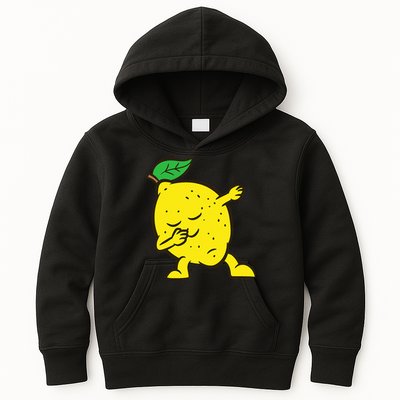 Lemon Dabbing Lemon Fruit Love Lemons Kids Hoodie