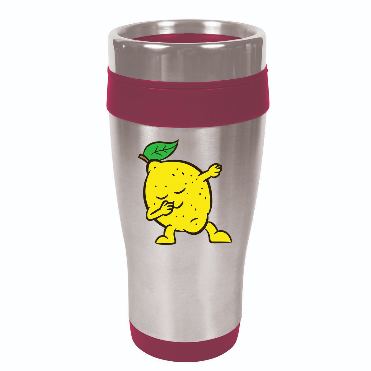 Lemon Dabbing Lemon Fruit Love Lemons 16oz Travel Tumbler