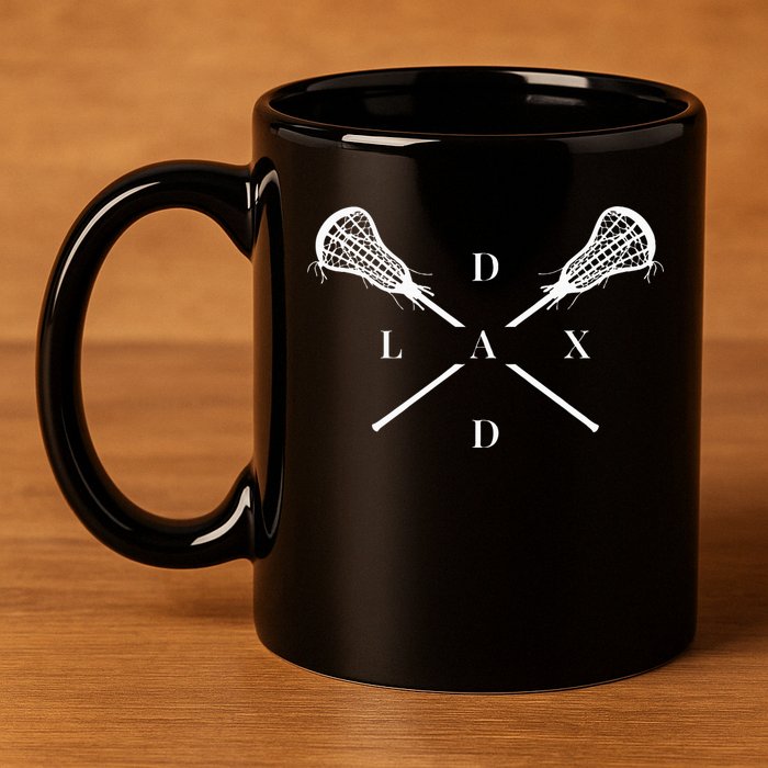 Lax Dad Lacrosse For Lacrosse Dad 11oz C Handle Ceramic Mug