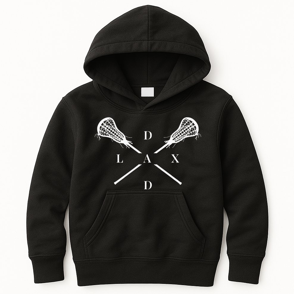 Lax Dad Lacrosse For Lacrosse Dad Kids Hoodie