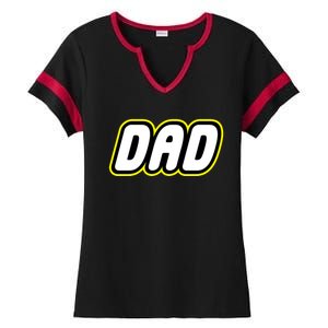 Lego Dad Ladies Halftime Notch Neck Tee