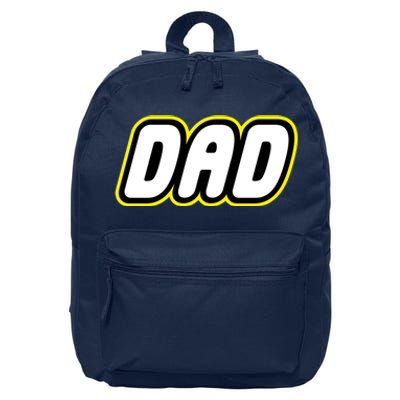 Lego Dad 16 in Basic Backpack