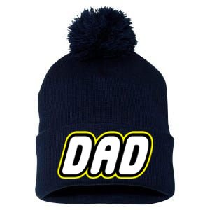 Lego Dad Pom Pom 12in Knit Beanie