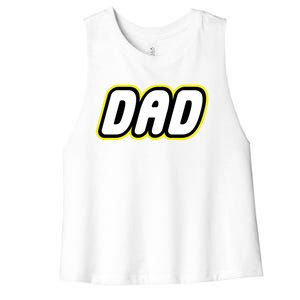 Lego Dad Women's Racerback Cropped Tank