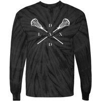 Lax Dad Lacrosse For Lacrosse Dad Tie-Dye Long Sleeve Shirt