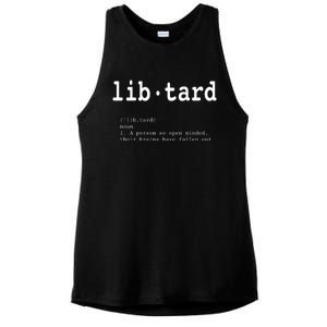 Libtard Definition Ladies PosiCharge Tri-Blend Wicking Tank