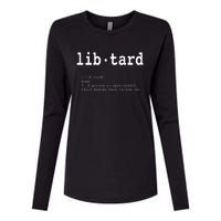 Libtard Definition Womens Cotton Relaxed Long Sleeve T-Shirt