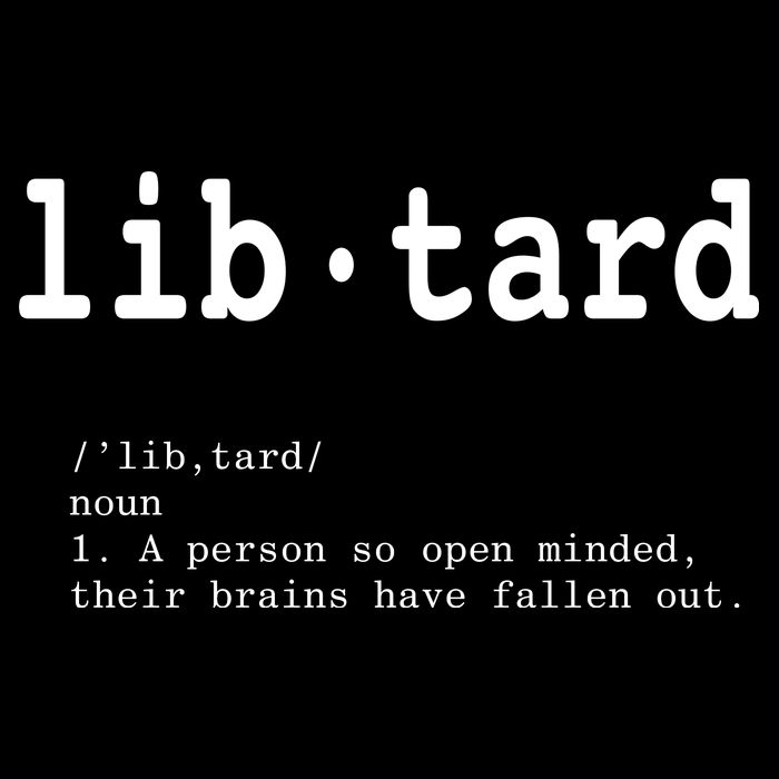 Libtard Definition Drawstring Bag