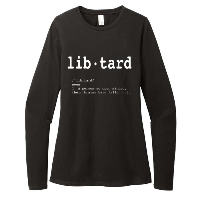 Libtard Definition Womens CVC Long Sleeve Shirt