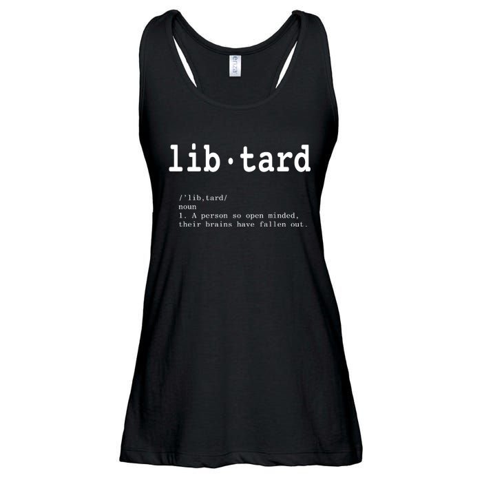 Libtard Definition Ladies Essential Flowy Tank