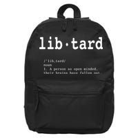 Libtard Definition 16 in Basic Backpack