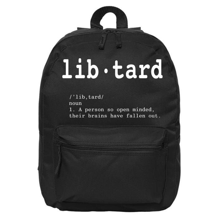 Libtard Definition 16 in Basic Backpack