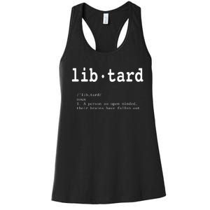 Libtard Definition Women's Racerback Tank