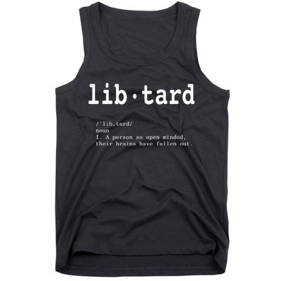 Libtard Definition Tank Top