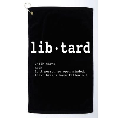 Libtard Definition Golf Towel