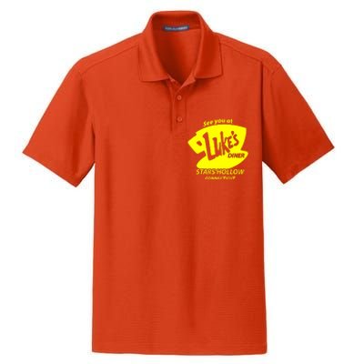 Lukes Diner Dry Zone Grid Polo