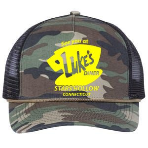 Lukes Diner Retro Rope Trucker Hat Cap