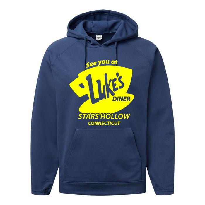 Lukes Diner Performance Fleece Hoodie