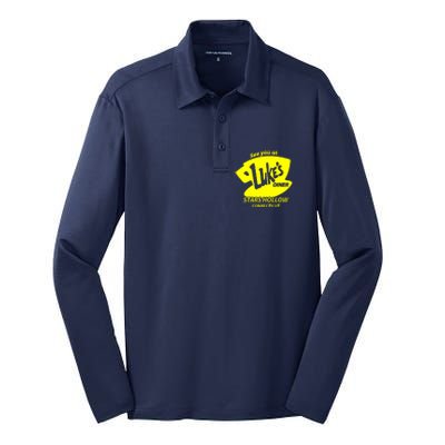 Lukes Diner Silk Touch Performance Long Sleeve Polo