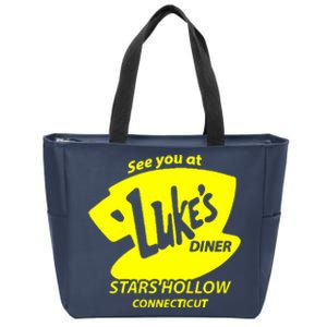 Lukes Diner Zip Tote Bag