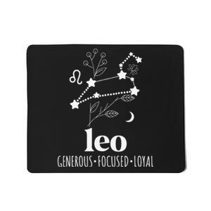 Leo Definition Leo Zodiac Sign Leo Birthday Mousepad