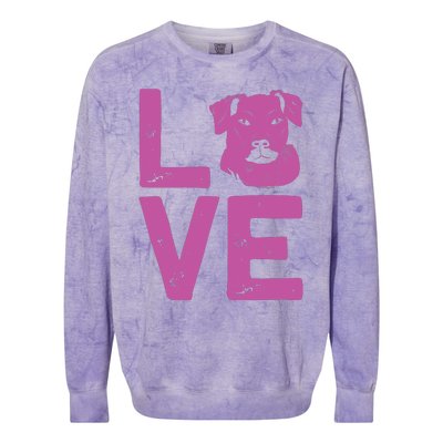 Love Dog Colorblast Crewneck Sweatshirt