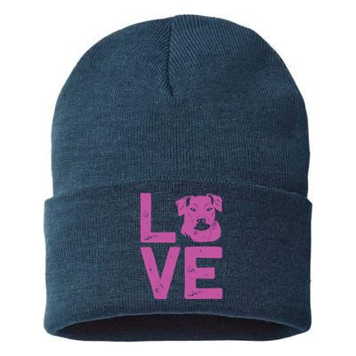 Love Dog Sustainable Knit Beanie