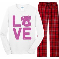 Love Dog Long Sleeve Pajama Set