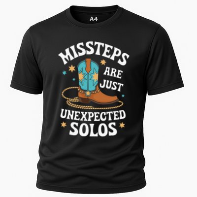 Line Dancing Missteps Are Just Unexpected Solos Line Dancer Cooling Performance Crew T-Shirt