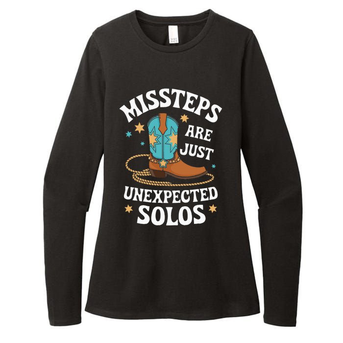 Line Dancing Missteps Are Just Unexpected Solos Line Dancer Womens CVC Long Sleeve Shirt