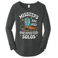 Line Dancing Missteps Are Just Unexpected Solos Line Dancer Women's Perfect Tri Tunic Long Sleeve Shirt