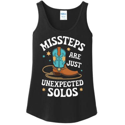 Line Dancing Missteps Are Just Unexpected Solos Line Dancer Ladies Essential Tank