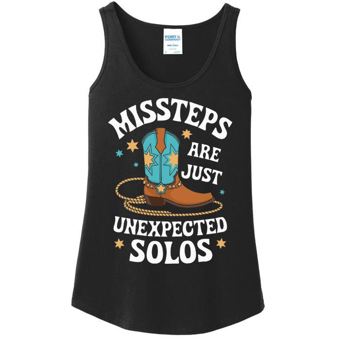 Line Dancing Missteps Are Just Unexpected Solos Line Dancer Ladies Essential Tank