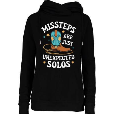 Line Dancing Missteps Are Just Unexpected Solos Line Dancer Womens Funnel Neck Pullover Hood