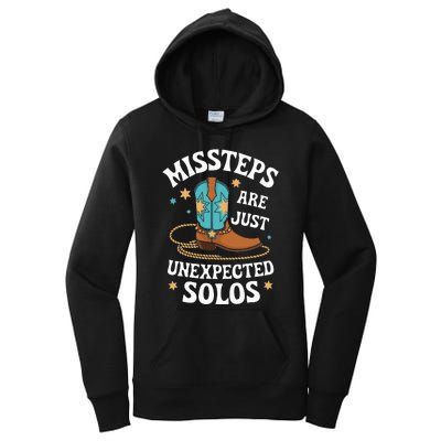 Line Dancing Missteps Are Just Unexpected Solos Line Dancer Women's Pullover Hoodie