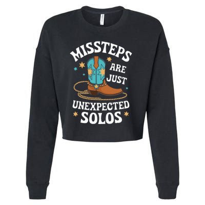 Line Dancing Missteps Are Just Unexpected Solos Line Dancer Cropped Pullover Crew