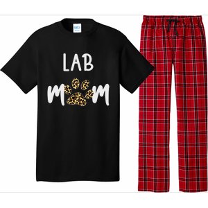 Lab Dog Mom Gift Funny Labrador Retriever Dog Lover Cool Gift Pajama Set