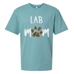 Lab Dog Mom Gift Funny Labrador Retriever Dog Lover Cool Gift Sueded Cloud Jersey T-Shirt