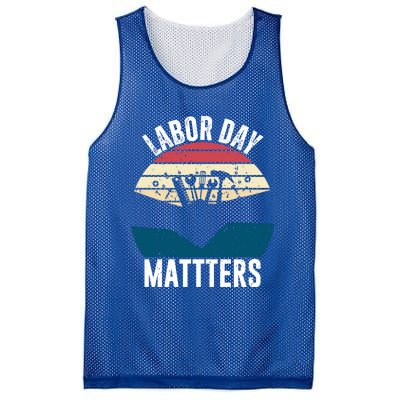 Labor Day Matters Happy Labor Day Gift Mesh Reversible Basketball Jersey Tank