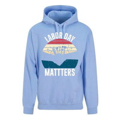 Labor Day Matters Happy Labor Day Gift Unisex Surf Hoodie