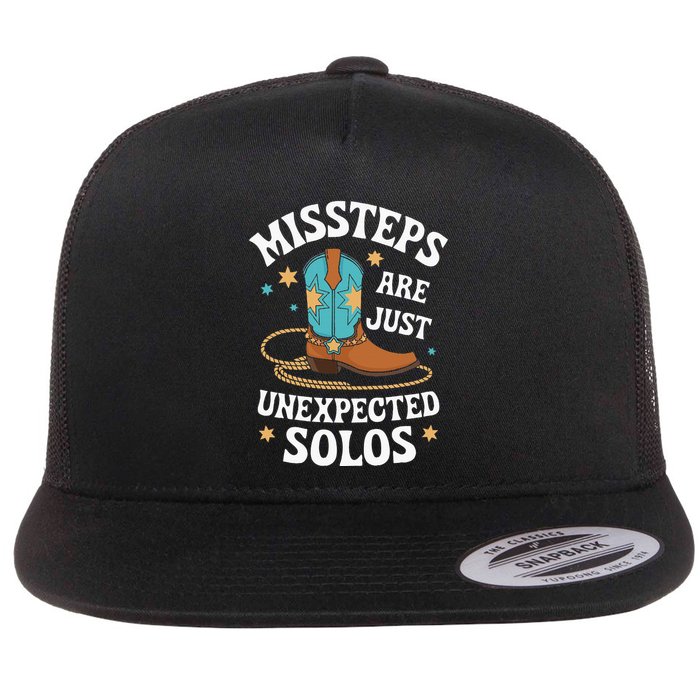 Line Dancing Missteps Are Just Unexpected Solos Line Dancer Flat Bill Trucker Hat