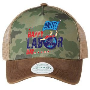 Labor Day Meaningful Gift Happy United Labor Day Proud Meaningful Gift Legacy Tie Dye Trucker Hat